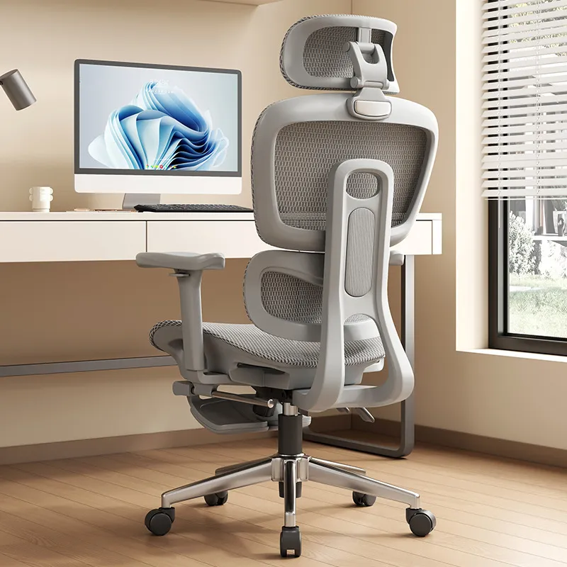 Home Office Chair - 人間工学に基づいたオフィスチェア、快適なホームコンピュータシート、寮やeスポーツデスク用の多目的昼寝・ゲーミングチェア