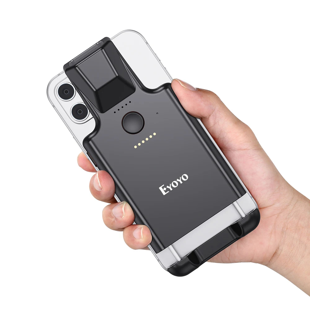Document Scanner Portable - Eyoyo EY-017 2D バッククリップ Bluetooth バーコードスキャナーポータブルバーコードリーダーデータマトリックス