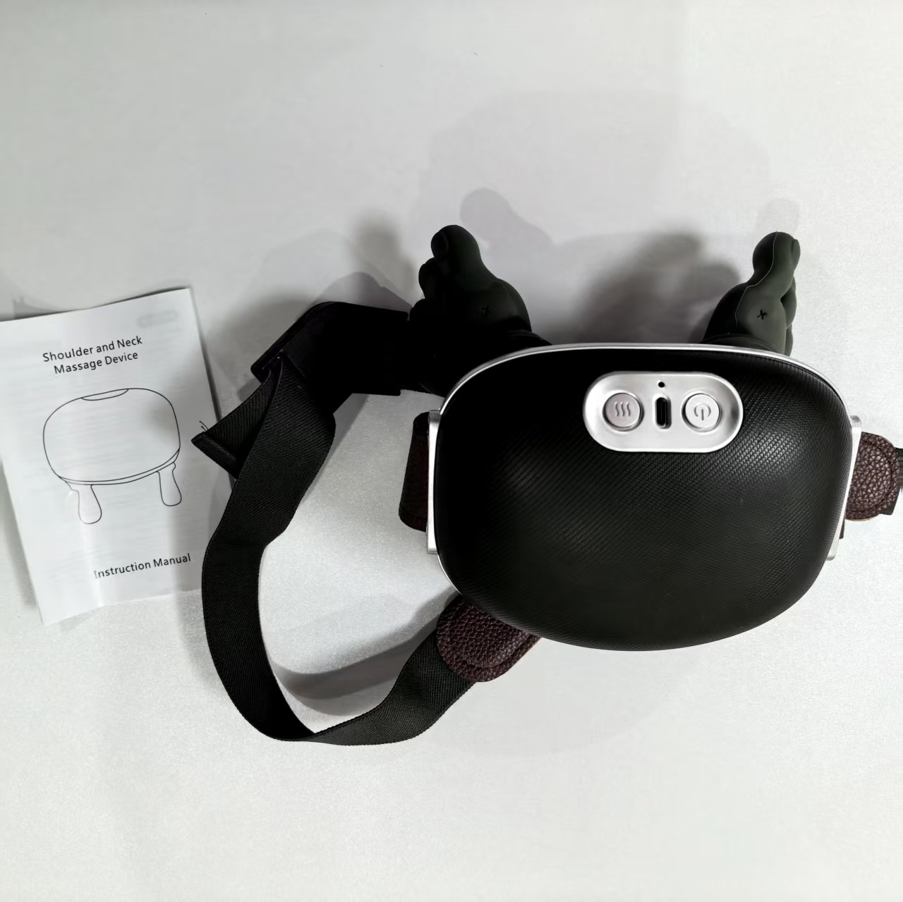 Home Office Alternative - 4Dバイオニック指型ネックショルダーマッサージャー、僧帽筋用電動揉みほぐし装置、自宅・オフィス・旅行用ポータブルマッサージ器