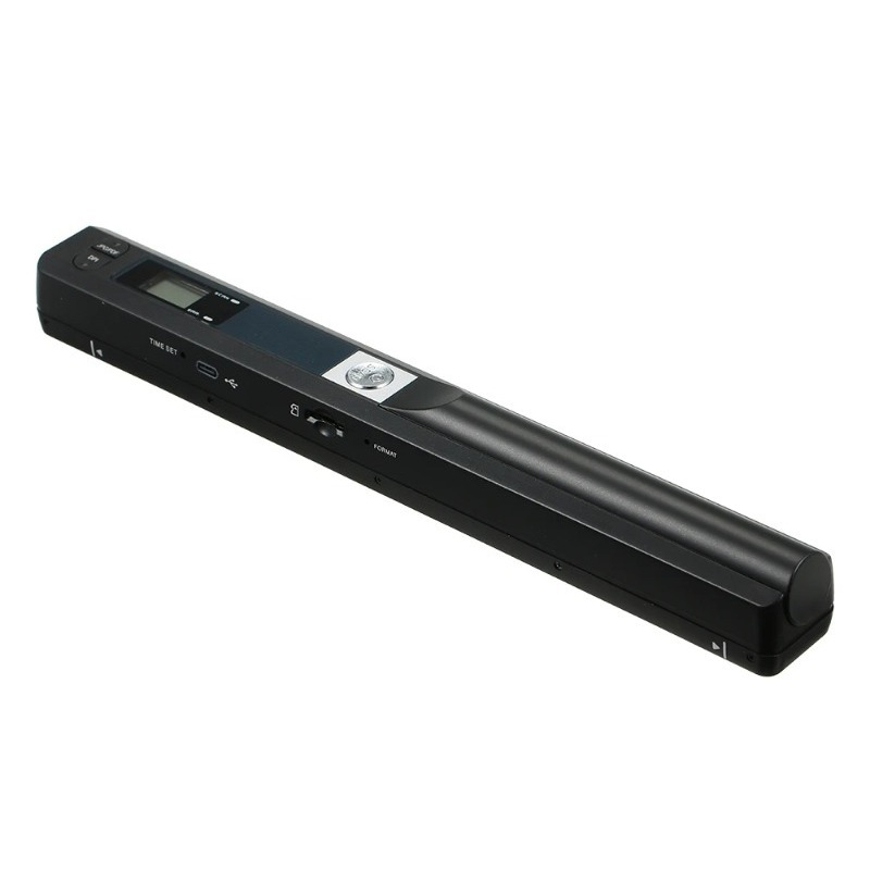 Document Scanner Portable - iScanポータブルスキャナー ミニハンドヘルドドキュメントスキャナー A4ブックスキャナー JPGおよびPDFフォーマット対応 300/600/900 DPI