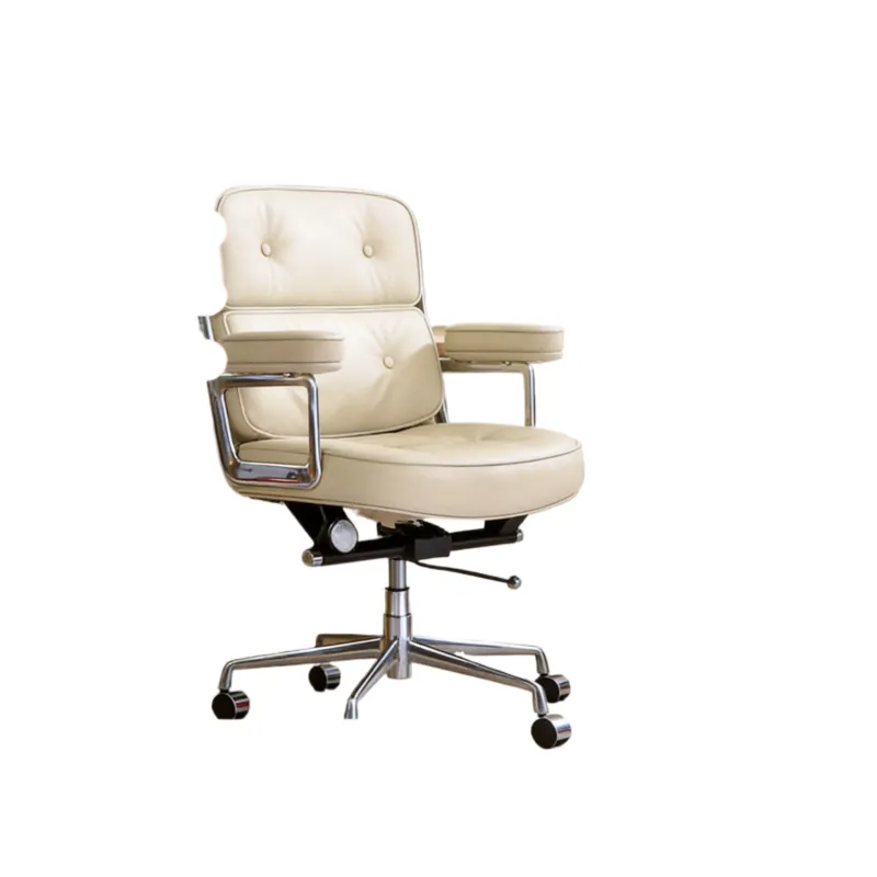 Home Office Chair - 調節可能なレーシングスタイルオフィスチェア、家庭学習室、ゲーミングデスク用、PUレザー張り、360度回転ベース付き