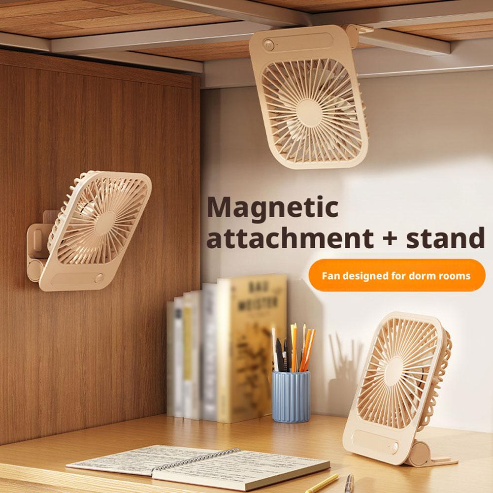 超薄型磁気冷却ファンテーブルデスクファン USB 充電式壁掛 - Home Office Desk Ideas のレビューと価格