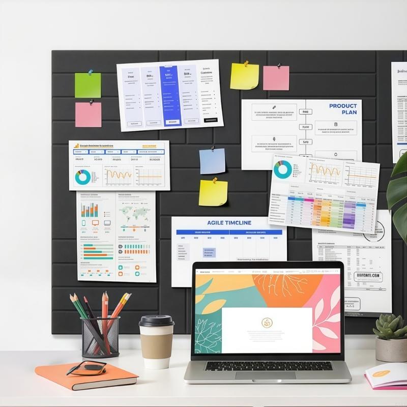 大型コルクボード代替フェルト壁タイル掲示板コルクボード壁ピン - Home Office Alternative のレビューと価格