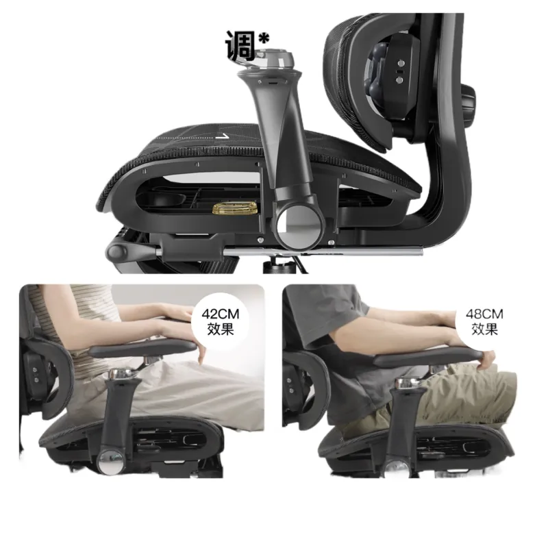 人間工学に基づいたマッサージ機能付きランバーサポート加熱オフ - Home Office Chair のレビューと価格