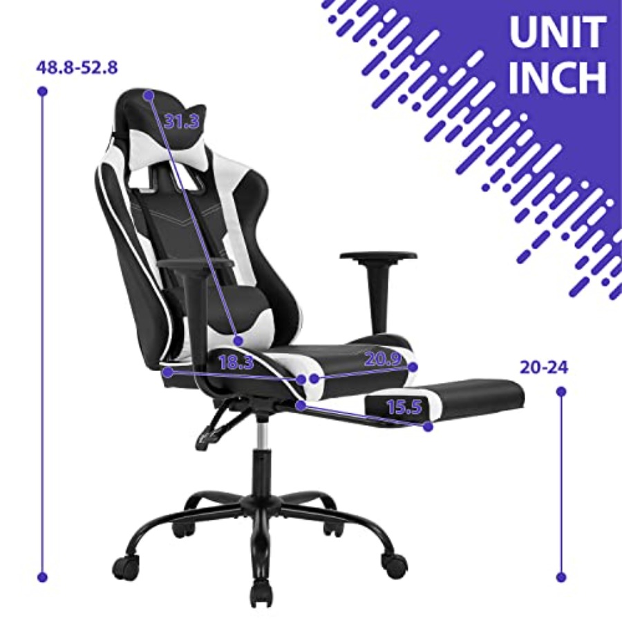 ホームオフィス用ゲーミングチェア：人間工学に基づいたレーシン - Home Office Chair のレビューと価格