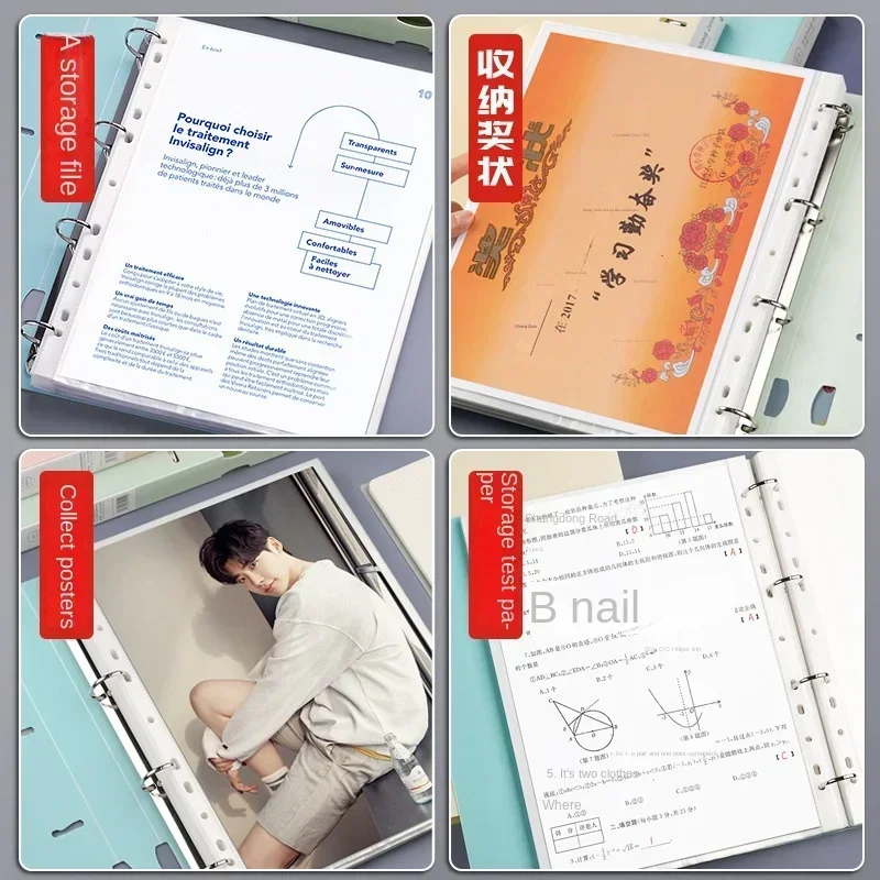 ポータブル4穴dタイプフォルダー、学生用、ルーズリーフ収納ボ - Document Scanner Portable のレビューと価格