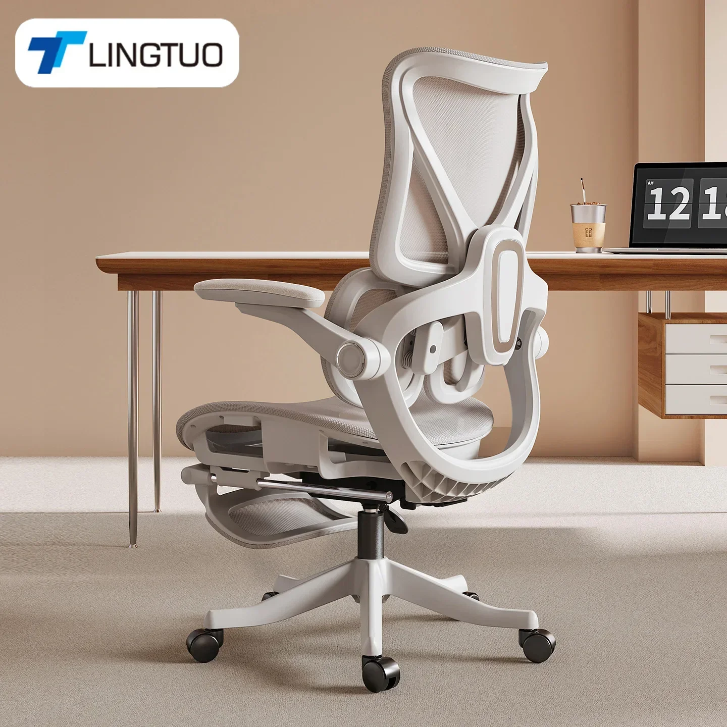 新しい人間工学に基づいたチェア コンピューターチェア オフィ - Home Office Chair のレビューと価格