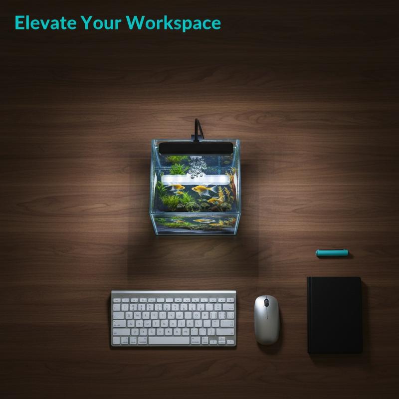 USB水槽クリップライトフレキシブルネックフルスペクトルLE - Home Office With Plants のレビューと価格