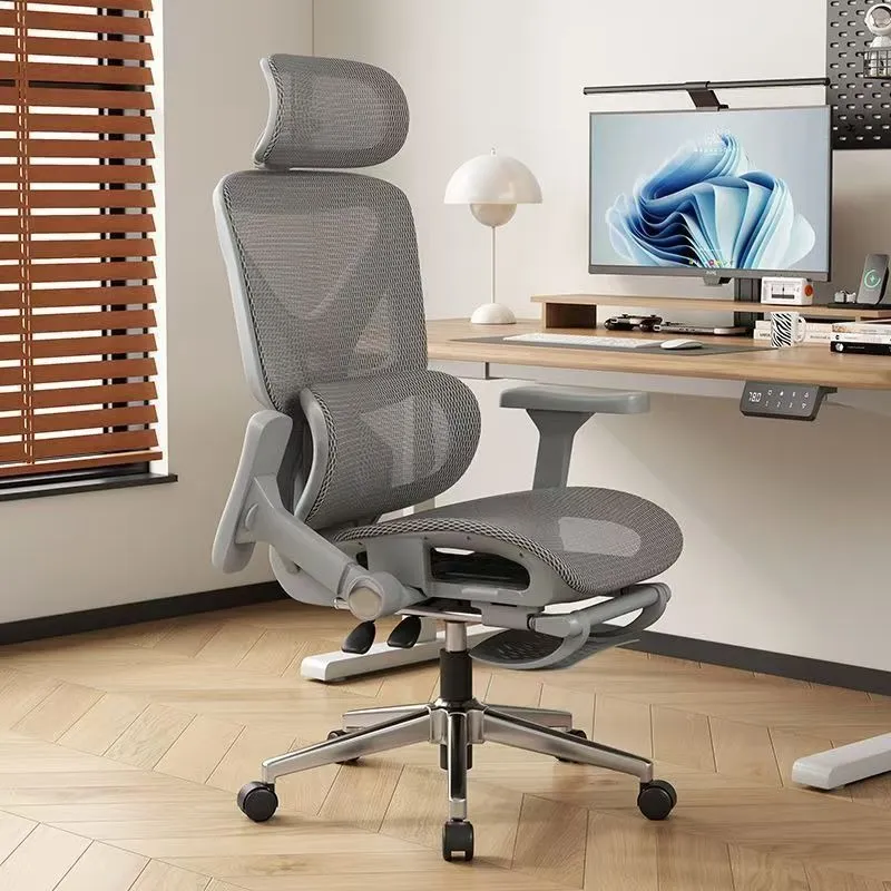 人間工学に基づいたオフィスチェア、ランバーサポート付き、通気 - Home Office Chair のレビューと価格