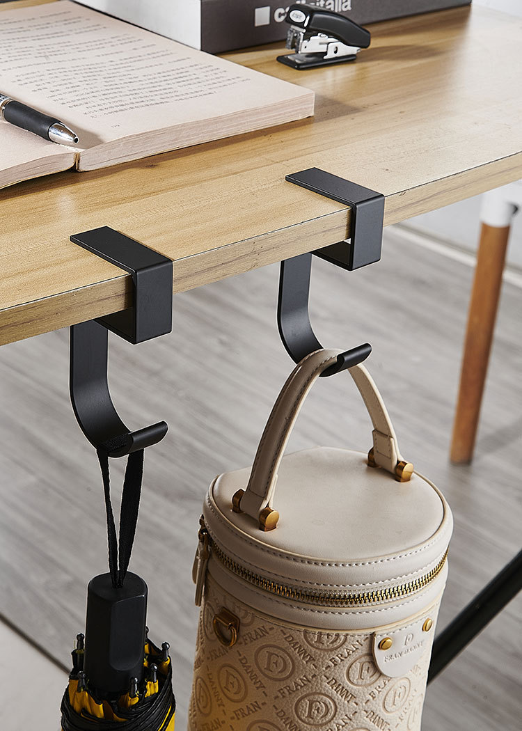 5字型ポータブルデスクフック |   パンチフリーテーブルエ - Home Office Desk Ideas のレビューと価格