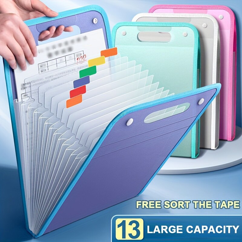 13ポケットファイルフォルダーポータブルa4文字サイズマカロ - Document Scanner Portable のレビューと価格