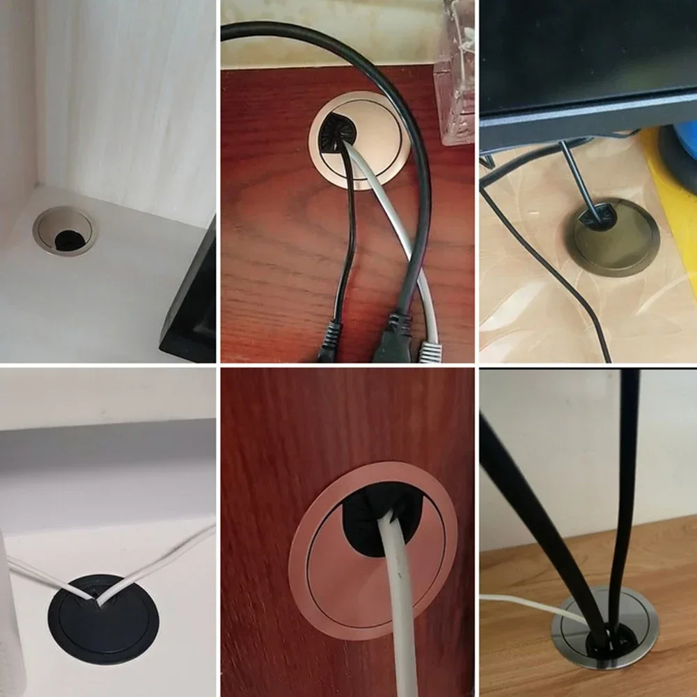 実用的な金属製コンピュータケーブル,50mm/60mm/80 - Home Office Desk Ideas のレビューと価格