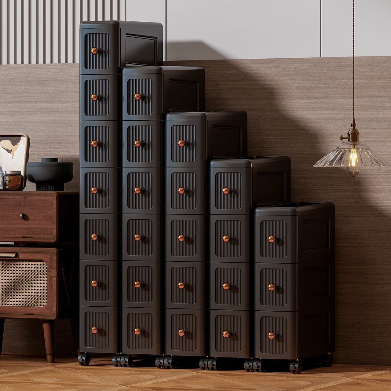 15CMの狭い隙間用引き出し収納キャビネット – キッチン、 - File Cabinet Drawer のレビューと価格