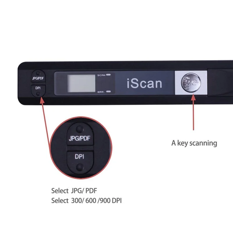 ポータブルハンドヘルドミニスキャナー IScan A4 90 - Document Scanner Portable のレビューと価格
