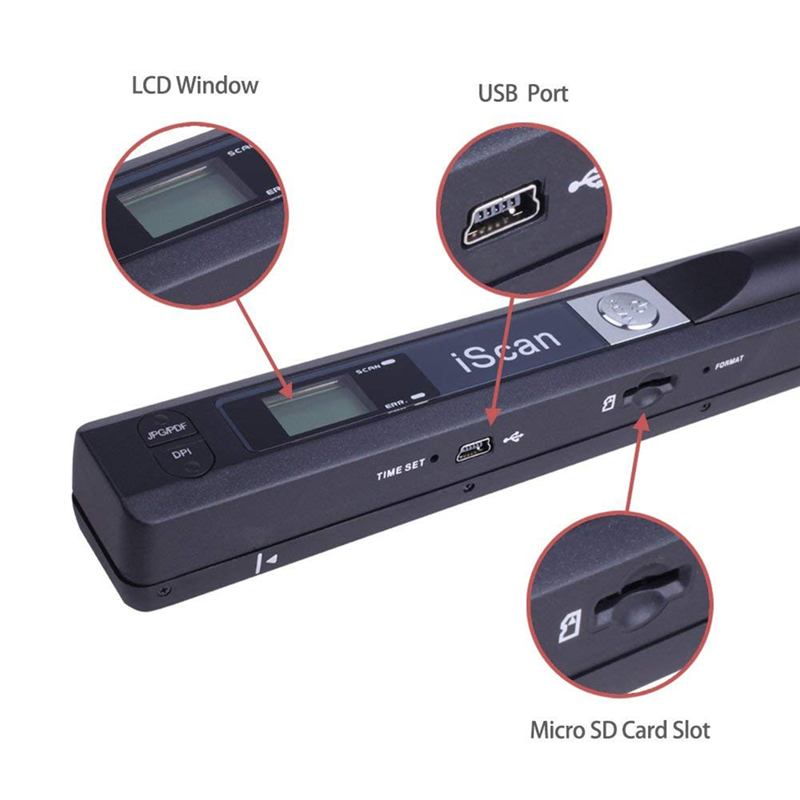 ポータブルハンドヘルドミニスキャナー IScan A4 90 - Document Scanner Portable のレビューと価格