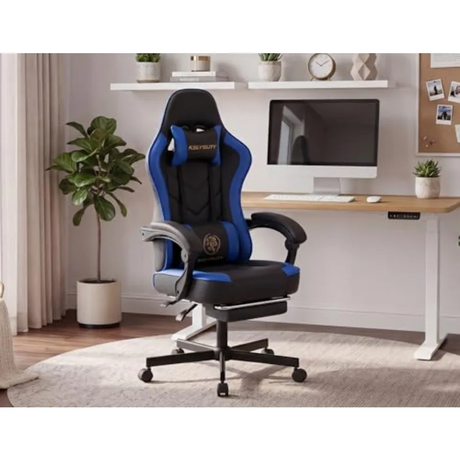 ホームオフィス用ゲーミングチェア、ハイバック人間工学設計、ブ - Home Office Chair のレビューと価格