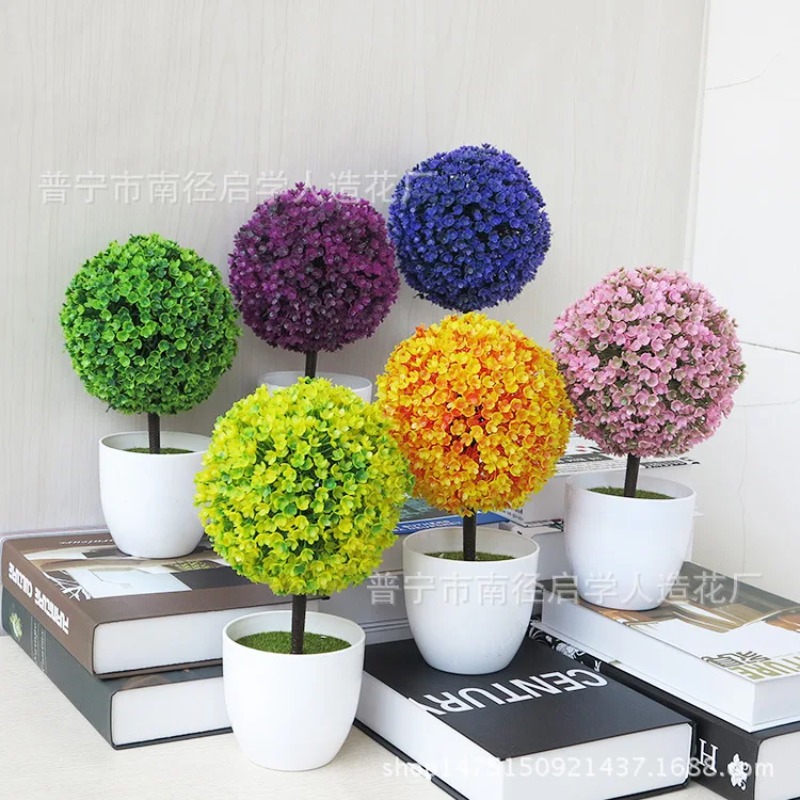 人工小型樹木鉢植え植物、偽物の盆栽、テーブル装飾用植物、家庭 - Home Office Desk Ideas のレビューと価格