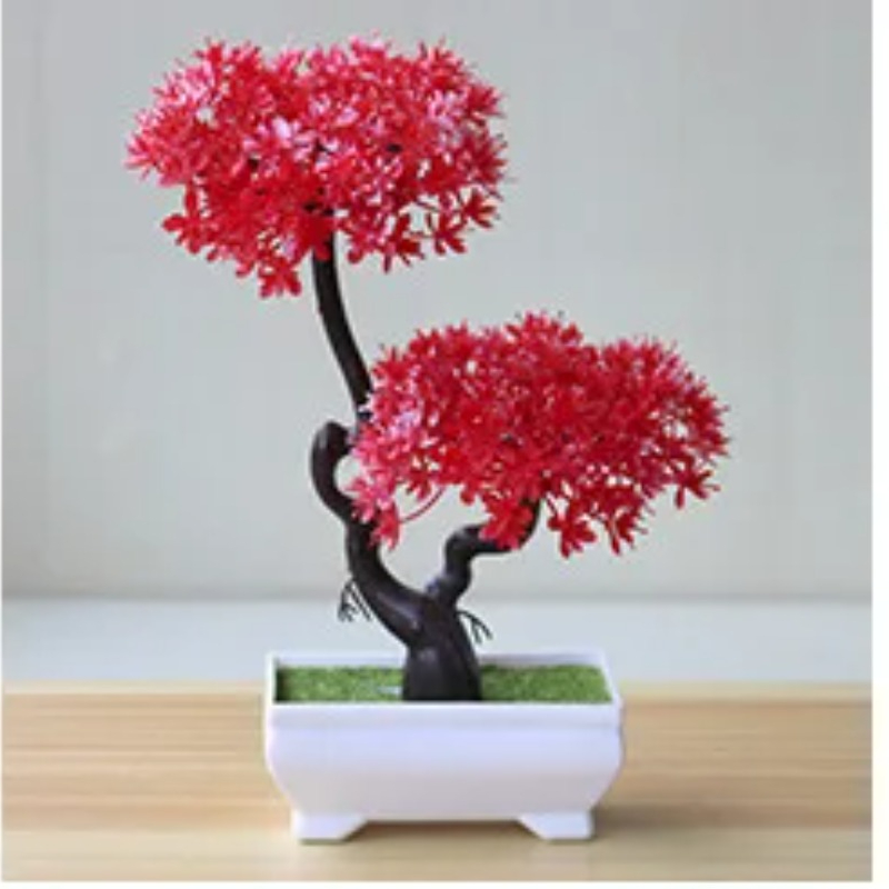 人工小型樹木鉢植え植物、偽物の盆栽、テーブル装飾用植物、家庭 - Home Office Desk Ideas のレビューと価格