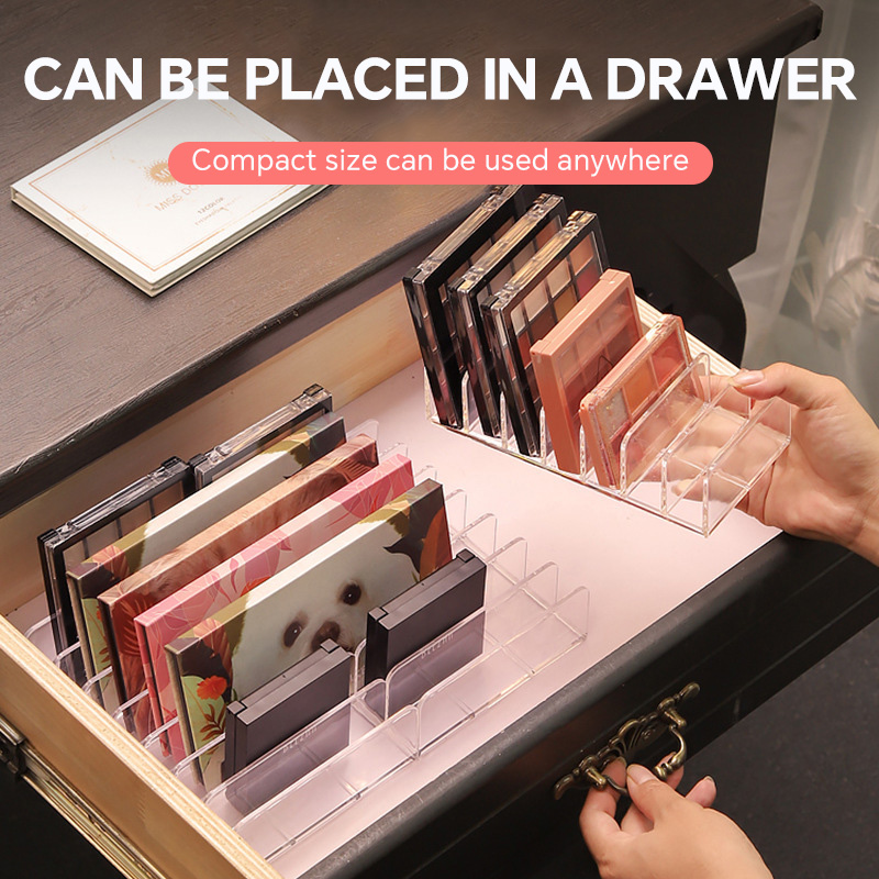 7 グリッドアクリルテーブル化粧品棚デスクトップ引き出しパー - File Cabinet Drawer のレビューと価格